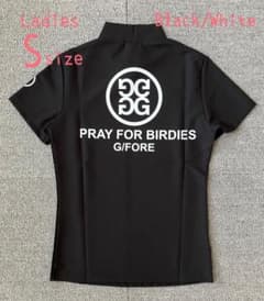 G/FORE ジーフォア Mサイズ レディース モックネックT-シャツ ブラック G/FORE ジーフォア Sサイズ レディース モックネックT-シャツ ブラック