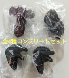 1번 복권 고질라 괴수 난무 E상 몬스터 헤드 마그넷 전 4종 콤프