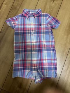 Ralph Lauren チェック柄 ロンパース 6Mのサムネイル