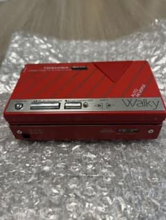 TOSHIBA Walky カセットプレーヤー レッド