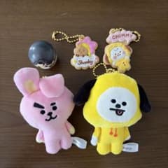 BT21 봉제인형 마스코트 키링 세트