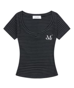 MUCENT ボーダー 半袖 Tシャツのサムネイル