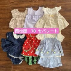 西松屋　70センチ　夏物セパレート6点セットのサムネイル