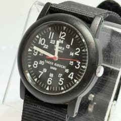 【新品電池 稼働 極美品】 TIMEX メンズ 腕時計 ミリタリー 電池交換済