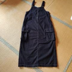 ブラック サロペット オーバーオールのサムネイル
