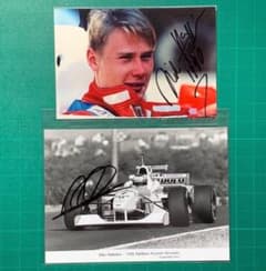 F1 ミカ・ハッキネン 直筆サイン - メルカリ