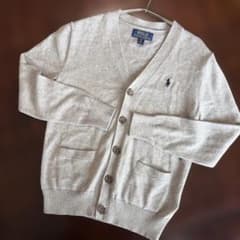 상태좋음 POLO RALPH LAUREN 가디건 그레이 140cm 코튼