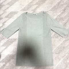 GU リブニット 半袖 トップス Sサイズのサムネイル