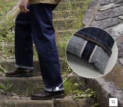 FOB FACTORY ワイドデニム5Pパンツ F1147