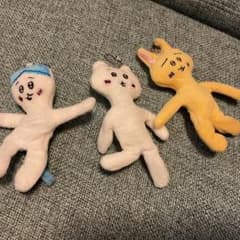 3体セット　ちいかわ プライズぬいぐるみ　ウサギ　ハチワレ　映画　特典　くら寿司