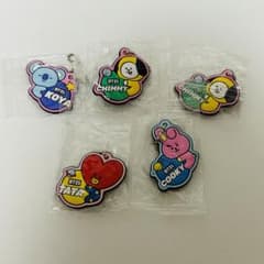 BT21 쿠라 스시 고무 키 체인