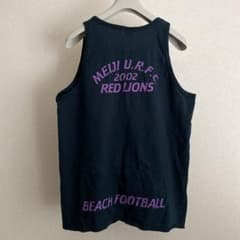 明治大学 ラグビー部 支給品 ノースリーブ タンクトップ ランニング 紫黒 L m40094223756_1.jpg?1641844456