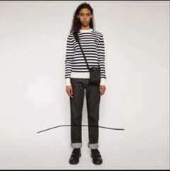 値下げ★【acne studios】ボーダーニット(ネイビー)のサムネイル