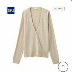 hana♡♡様専用 GU ベージュ カーディガンのサムネイル