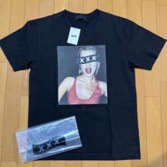 入手困難 未使用品 ゴッドセレクションXXX 8周年 限定 Ｔシャツ ケイトモス GOD SELECTION XXX ケイトモス tシャツ ブラック Lサイズ - メルカリ