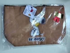 SNOOPY 保冷温ランチバッグ ブラウンのサムネイル