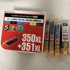 キヤノン用互換インクカートリッジセット BCI-351XL+350XLのサムネイル