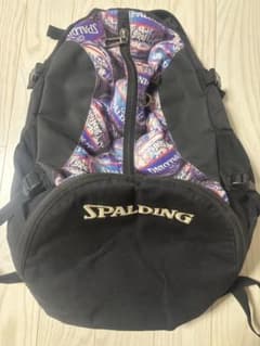【お値下げ中です】SPALDING バスケットボール バッグ　リュックのサムネイル