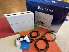 PS4 グレイシャー・ホワイト 500GB 【初期化済み】のサムネイル