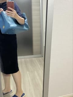ADMJ 】トートバッグ ブルー内張ピンク 牛革 ※定価45000円 - メルカリ