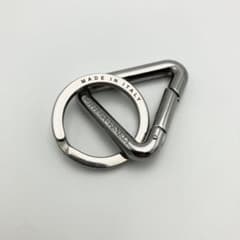 ボッテガ キーリング キーホルダー トライアングル シルバー オレンジ ボッテガ キーリング キーホルダー トライアングル シルバー オレンジ