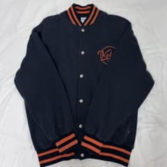 ケボズ BB LOGO SWEAT VARSITY JACKET（BLACK）のサムネイル
