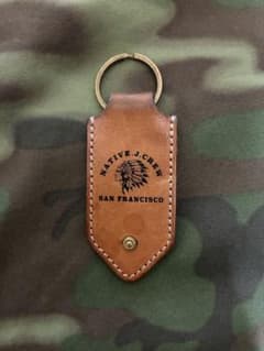 値下げ不可！mission district レザータグ　キーリングのサムネイル