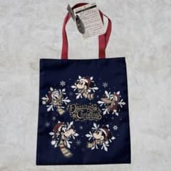 【新品タグ付】ディズニークリスマス トートバッグ ダズリングニューヨーク TDSのサムネイル