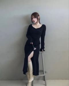 andmary Lady like long dress アンドマリーワンピース - メルカリ