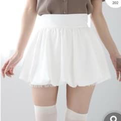 NICE CLAUP レース付きバルーンミニスカパンのサムネイル