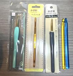 かぎ針 5本セット 8号 7号&8号 10号 8.0mm 10.0mmのサムネイル