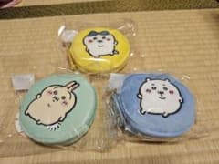 台湾限定 ぽっちゃり ちいかわ　ハチワレ　うさぎ　刺繍　ポーチ　３点セットのサムネイル