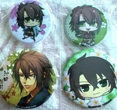薄桜鬼 沖田 缶バッジ 4点セット - メルカリ