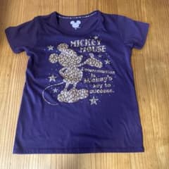Disney Mickey Mouse Short-Sleeved T-Shirt, Purple