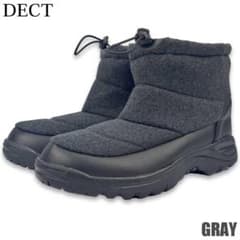 スノーブーツ ウインターブーツ ダウンブーツ 1228 グレー 28.0cm