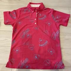新品タグ付きショッキングピンクポロシャツ(L)のサムネイル