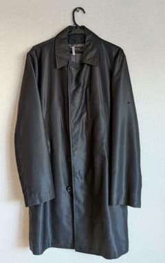 EPOCA ステンカラーコート ブラック メンズ