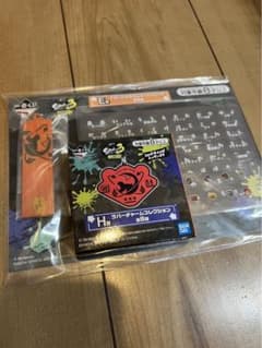 1番くじ スプラ3 H賞 E賞　ラバーチャーム、ネームプレート クマサン商会のサムネイル