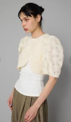 HeRIN.CYEヘリンドットサイフラワーレースボレロ m40108437050_1.jpg?1784598289