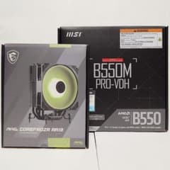 MSI B550M PRO-VDH ＆ MAG COREFROZR AA13 - メルカリ