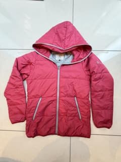 【AIGLE】中綿ジャケット フード付き レッド☆ Mサイズ