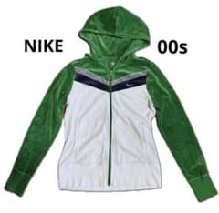 NIKE ナイキ ベロア トラックジャケット　フーディー　y2k archiveのサムネイル