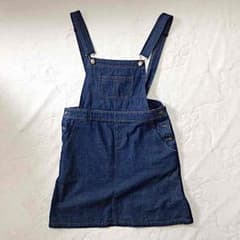 デニム生地のサロペットのサムネイル