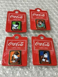 4種 浮世絵 Coca-Cola コカコーラ LAPEL PINS ピンバッジ 4種 浮世絵 Coca-Cola コカコーラ LAPEL PINS ピンバッジ - メルカリ