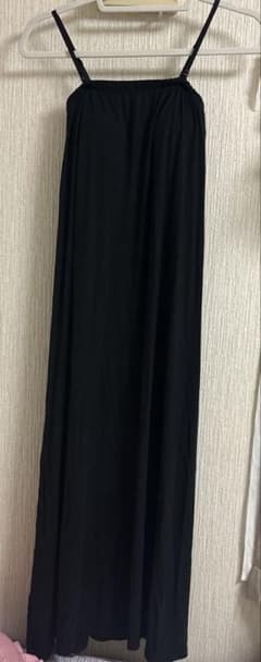 GU キャミワンピース ブラック XSのサムネイル