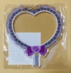 ぴくりあ アクリルフレーム ハートうちわver. ジュエリーモノクロームのサムネイル