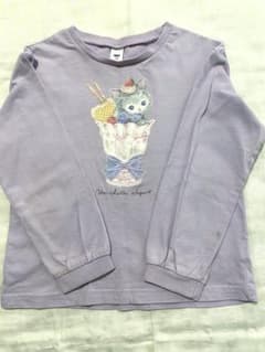 ANY 長袖カットソー 120cm ラベンダー 猫スイーツのサムネイル