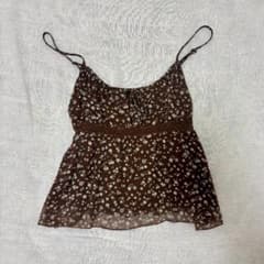 Hollister Social Tourist ブラウン 花柄 キャミソールのサムネイル
