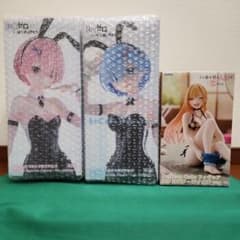 리제로 렘 램 BiCute Bunnies 입고 사랑 키타가와 카이유메 3점