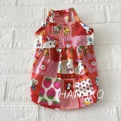 犬服ハンドメイド キャミワンピースSS - メルカリ